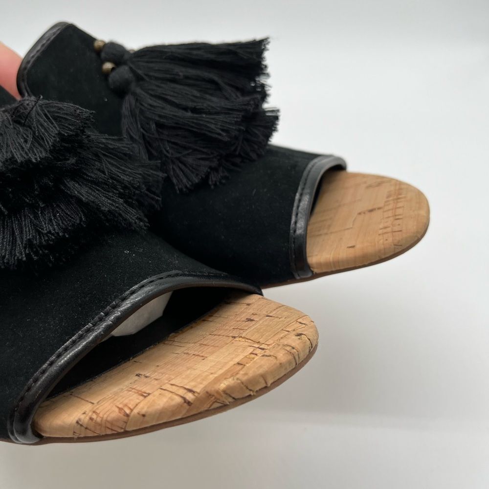 Donald Pliner Black Marra Tassel slides Size 9 - Picture 9 of 9